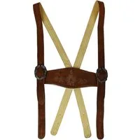 German Wear Hosenträger GW800-HT Hosenträger Stegträger für Trachten Lederhosen H-Träger