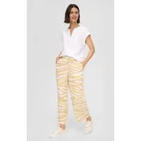 s.Oliver Culotte Hose Hose aus reiner Viskose mit All-over-Print