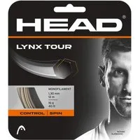 Head Tennissaite Lynx Tour (Kontrolle+Spin) champagnebraun 12m Set, Saitendicke: 1.25