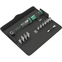 Wera Drehmomentschlüssel Drehmomentschlüsselset Click-Torque A 6 Set 1 (Set, 20 St., 20-tlg), Die Präzision liegt bei ±4 % gemäß DIN EN ISO 6789-1:2017-07