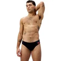 Speedo Badehose Medley Logo Brief mit Vier-Wege-Stretch, chlorbeständig