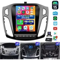 ESSGOO 9.7'' 64G DAB+ Android15 CarPlay autoradio 2 din für Ford Focus MK3 BT Navigationsgerät (Carplay Android Auto Bluetooth EQ USB GPS Navi WIFI Touchscreen)
