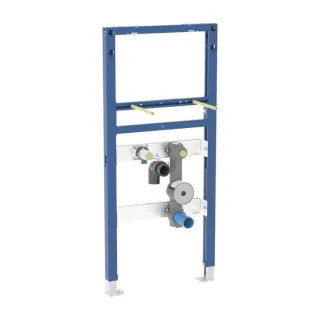 Geberit Duofix Waschtisch-Element 111077002 BH 112 cm, Standarmatur, mit einer Wasserzählerstrecke