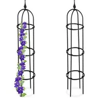 relaxdays Rankhilfe 100 cm 2er Set
