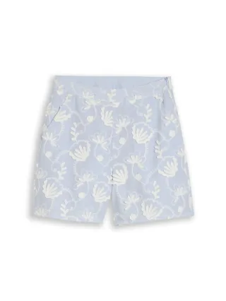 TOM TAILOR Denim - Short mit Stickerei blau - Gr. - S