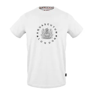 Aquascutum - T-Shirt für Herren/Damen Unisex (Weiß)