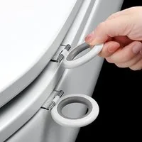 ELANOX Abstandshalter WC Deckel Halter multifunktionale Halter für mehr Hygiene Sitz Material: PC, TPR