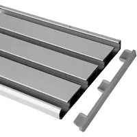 Bestlivings Gardinenschiene, wird auf vorhandene Alu Gardinenschiene gesteckt, Klickgleiter (20er Pack) Gleiter für Aluminiumschienen 100% Kunststoff