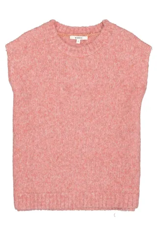 Garcia - Ärmelloser Strickpullover pink - Gr. - L