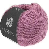 LANA GROSSA DIVERSA Häkelwolle, 210 m (leichtes Baumwoll-Mischgarn mit zartem Mélange-Effekt), 50 g