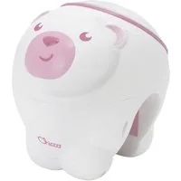 Chicco Nachtlicht Projektor Eisbär, rosa, Deckenprojektion, Einschlafhilfe, Farbwechsel, Melodien, Nachtlichtfunktion, ohne Leuchtmittel, Farbwechsler, mit Projektor und Soundfunktion