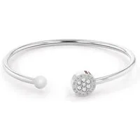 Tommy Hilfiger Armspange Schmuck Edelstahl Armschmuck Armspange CRYSTAL, mit Glasstein