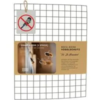 BEESI Insektenhotel Drahtgitter 33x22,8 cm – Metallgitter, Vogelschutz, 4 Stück, (Schutzgitter für Wildbienen, 4-St., Vogelschutz Insektenhotel), 19mm Maschenweite