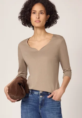 STREET ONE 3/4-Arm-Shirt mit 3/4 Ärmeln