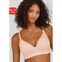 LASCANA Push-up-BH COMFY BRA ohne Bügel aus Baumwolle mit Struktur, bequemer BH
