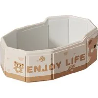 FANNOU Badewanne Faltbare Badewanne für Kinder, 75 x 45 x 23-28 cm, Große Kleinkind Badewanne, Tragbares Waschbecken für 0-8 Jahre