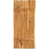 vidaXL Waschtischplatte, Badezimmer-Waschtischplatte Massivholz Akazie 140x52x2,5 cm