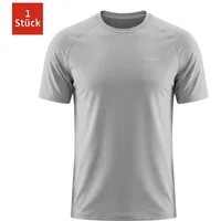 SNOCKS Trainingsshirt Trainingsshirt mit Raglanärmeln Herren (1-tlg) aus schnelltrocknendem Material mit reflektierendem Logo