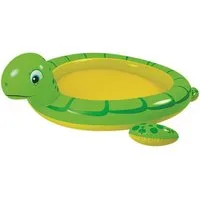SunClub Planschbecken Kinderpool 175x70 cm, (Einzelpack, 1-tlg., aufblasbares Kinderbecken), Schildkröten Design