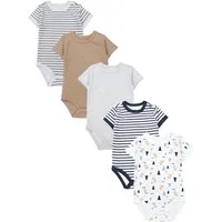 TupTam Kurzarmbody TupTam Unisex Baby Kurzarm Body mit Aufdruck Spruch 5er Pack