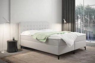 Boxspringbett Schlafzimmerbett AKRON 140x200cm inkl.Bettkasten