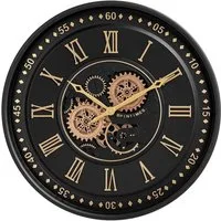 Samilito Uhr 59,5 cm mit echtem Bewegungsgetriebe Zahnrädern