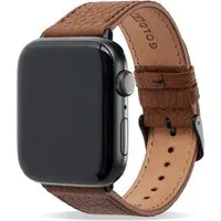 GOLDBLACK Smartwatch-Armband GOLDBLACK Apple Watch Armband Nappa braun (Adapter schwarz) 38/40/41Mm