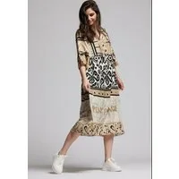 Andijamo-Fashion Sommerkleid PEACE mit Bordüre