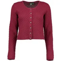 OS Trachten Strickjacke Quivun Trachtenjacke mit Rautenmuster