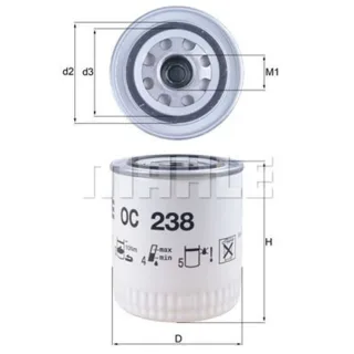Mahle ?lfilter Aston Martin Db7 Jaguar Vanden Xj Xjsc