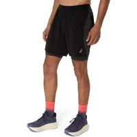 Asics Laufshorts ROAD 2-N-1 7IN SHORT 2-in-1 Design, mit Eingrifftaschen, sportlicher Stil
