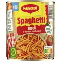 MAGGI Fertiggericht, Maggi Spaghetti Napoli fruchtige Tomatensauce Packung 800g
