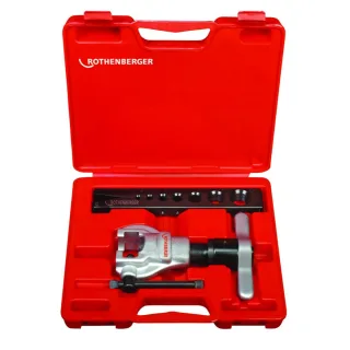 Rothenberger Ratschen-Taumel Bördelgerät Set mit Matrize Zoll - 222404