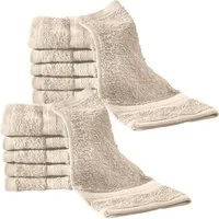 REDBEST Seiftuch Seiftuch "Chicago" 12er-Pack, Frottier, Walk-Frottier Uni