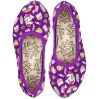 Beck Schläppchen Candy Gymnastikschuh (atmungsaktive Baumwolle) rutschfeste Laufsohle