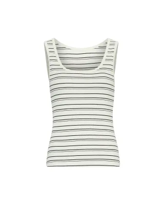 msch copenhagen - MSCHGubbi Rasmia SL Top STP turtledove blk - Gr. - XL