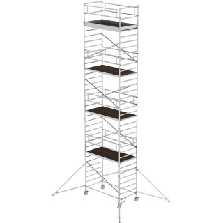 Munk Rollgerüst 1,35 x 2,45 m mit Ausleger & Doppel-Plattform - 168936