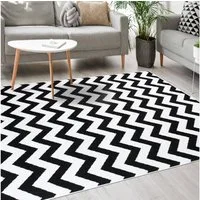 Mazovia Designteppich Modern Teppich Kurzflor Wohnzimmerteppich Robust und pflegeleicht GRAU, 80 x 150 cm, Fußbodenheizung,Allergiker geeignet,Farbecht,Pflegeleicht,Geometrisch
