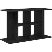 vidaXL Aquariumunterschrank Aquariumständer Schwarze Eiche 100 x 40 x 60 cm Holzwerkstoff