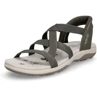 Skechers Skechers Damen Sandale Reggae Slim Stretch Flex oliv Sandale