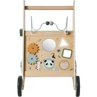 vertbaudet Lauflernwagen Activity-Lauflernwagen mit Bremsen, Holz FSC®, Holz FSC®