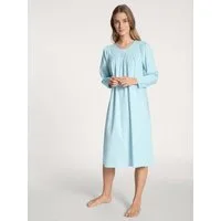 CALIDA Nachthemd Soft Cotton Raglanärmeln, Langarm, Interlock-Qualität, Rundhals, feminin