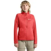 Jack Wolfskin Fleecejacke TAIGA FZ W mit Reißverschluss, hoch geschlossener Ausschnitt, weiches Material