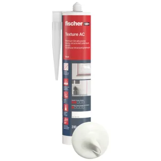 Fischer Strukturacryl Texture AC (DSA) weiß 310 ml - 512185