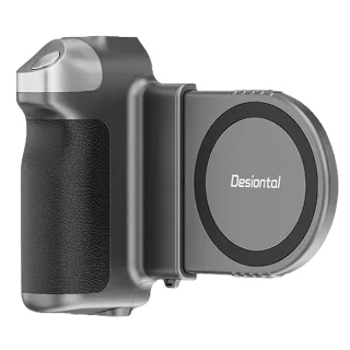 Desiontal GP-06 bluetooth Mobile Phone Shooting Assistant Magnetic Suction Wireless Remote Shutter Ergonomic Grip 360° R