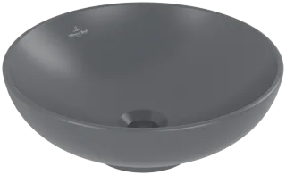 Villeroy & Boch Aufsatzwaschbecken Loop & Friends 4A4 600 420x420x150mm Graphite CeramicPlus, 4A4600 4A4600i4
