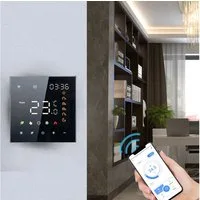 GARRYFIZH Raumthermostat Raumthermostat Digital Raumtemperaturregler, Programmierbare Funktionen Untertemperaturschutz NTC-Temperatursensor