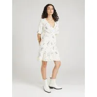 Vero Moda Minikleid VMPAGE (1-tlg) Volant
