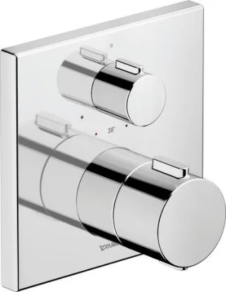 Duravit Thermostatarmaturen Thermostat Unterputz, 1 Verbraucher Chrom Hochglanz 150x94x150 mm - TH42 TH4200015010