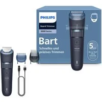 Philips Bartschneider Serie 3000 BT3665/15, mit 40 einstellbaren Schnittlängen, inkl. Reinigungsbürste
